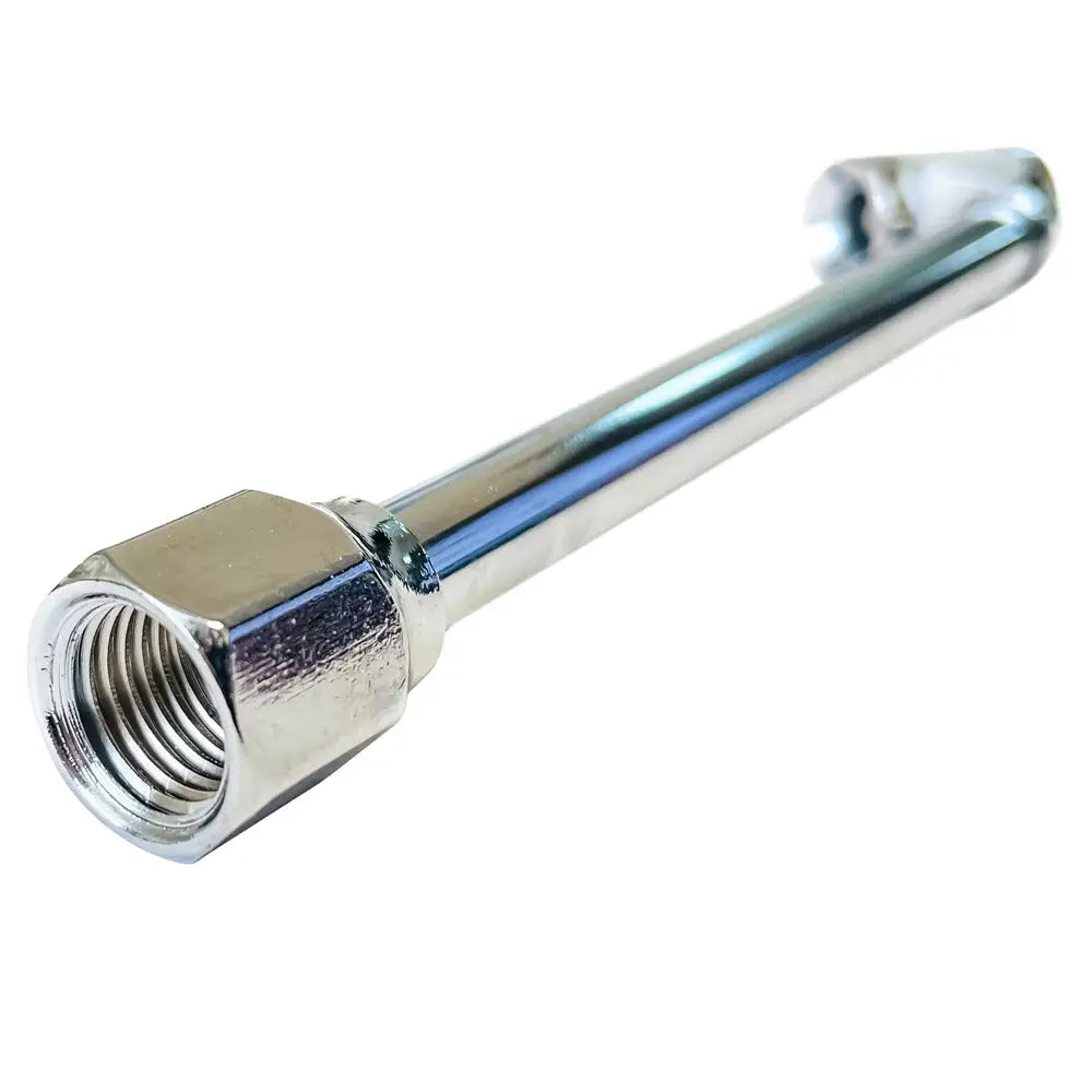 Premium AA 6 Dual Foot Air Chucks for Tires - Close/Straight On Valve Connectors - Perfect for Car, Truck, Bike & RV Tire Inflation