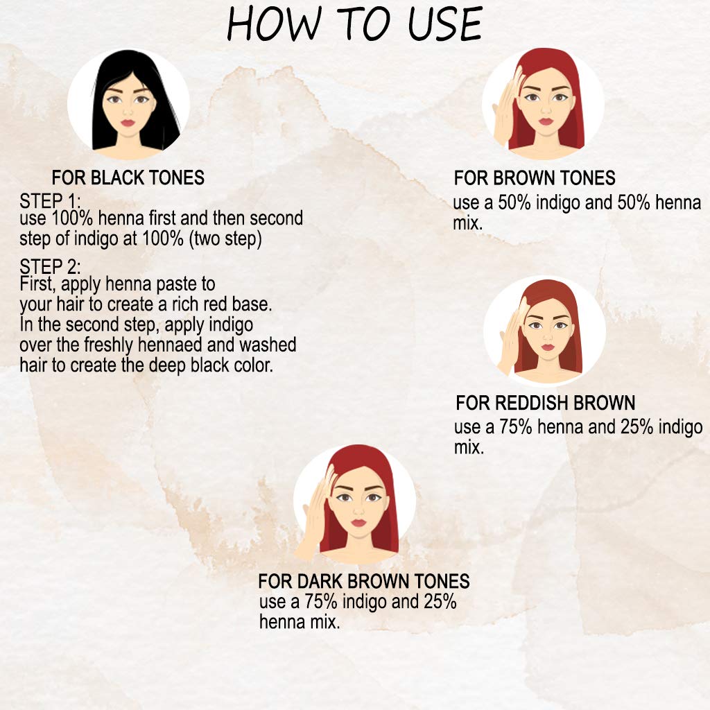 SKYMORN Pure Organic Natural Indigo Powder (Indigofera Tinctoria) - 300g Black Hair Dye & Conditioner for Natural Hair Coloring - Perfect for DIY Henna & Herbal Hair Treatments at Home
