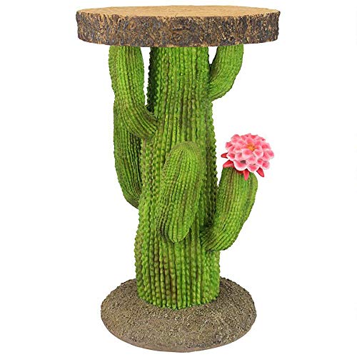 Design Toscano Saguaro Cactus Arizona Desert Sculptural Table Decor - Realistic Artificial Cactus for Home, Office, and Southwest Themed Decorations - Perfect for Living Room, Patio, or Desert-Themed Party Decor