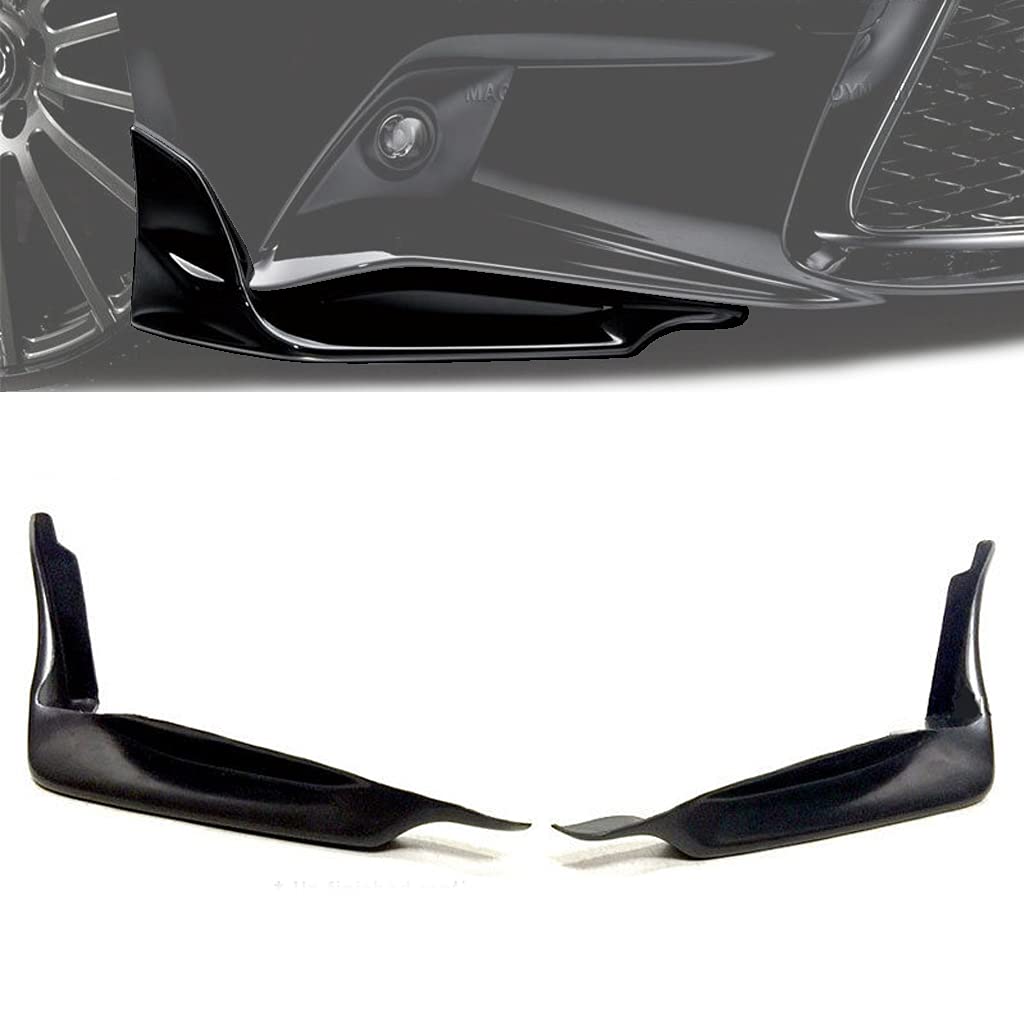 High Performance Front Bumper Lip for 2014-2016 Lexus IS250 IS350 F Sport | TR-D Style Unpainted Matte Black | Aggressive Styling & Enhanced Aerodynamics for Street & Track Racing