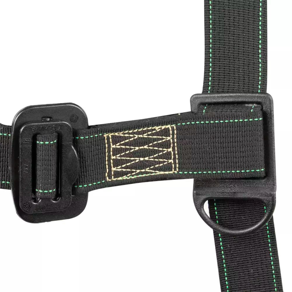 Arc Flash Full Body Harness DE 1D with DE MB Chest & TB Legs - OSHA Compliant Fall Protection Gear for Construction & Industrial Work