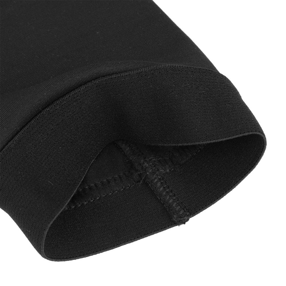 Keenso 1 Pair Windproof Fleece Arm Warmers for Cycling & Outdoor Sports - Breathable UV Protection Arm Sleeves Cover (Large, Black) - Ideal for Running, Hiking, Motorcycling & Cold Weather Activities