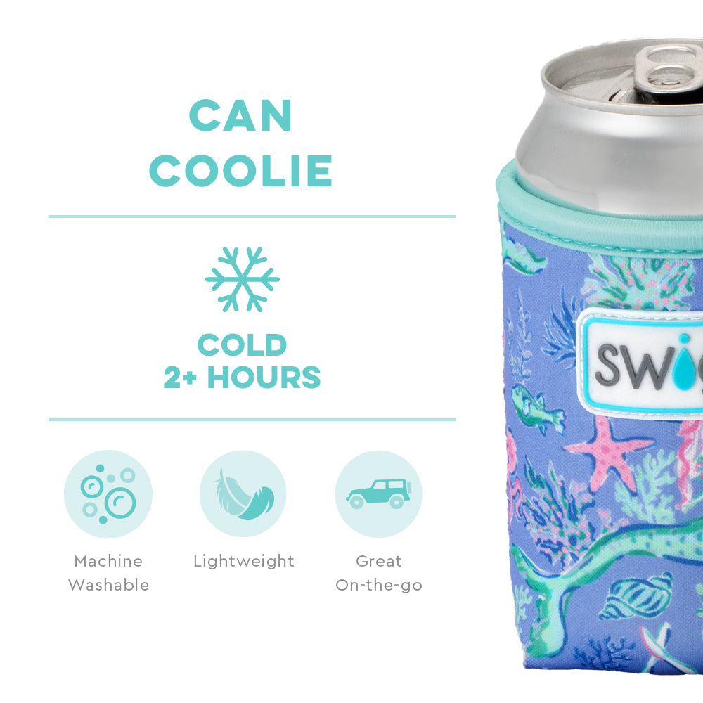 Under the Sea Can Coolie - Insulated Beverage Sleeve for Cans, Ocean Theme Design - Perfect for Beach Parties, Poolside Drinks & Summer BBQs