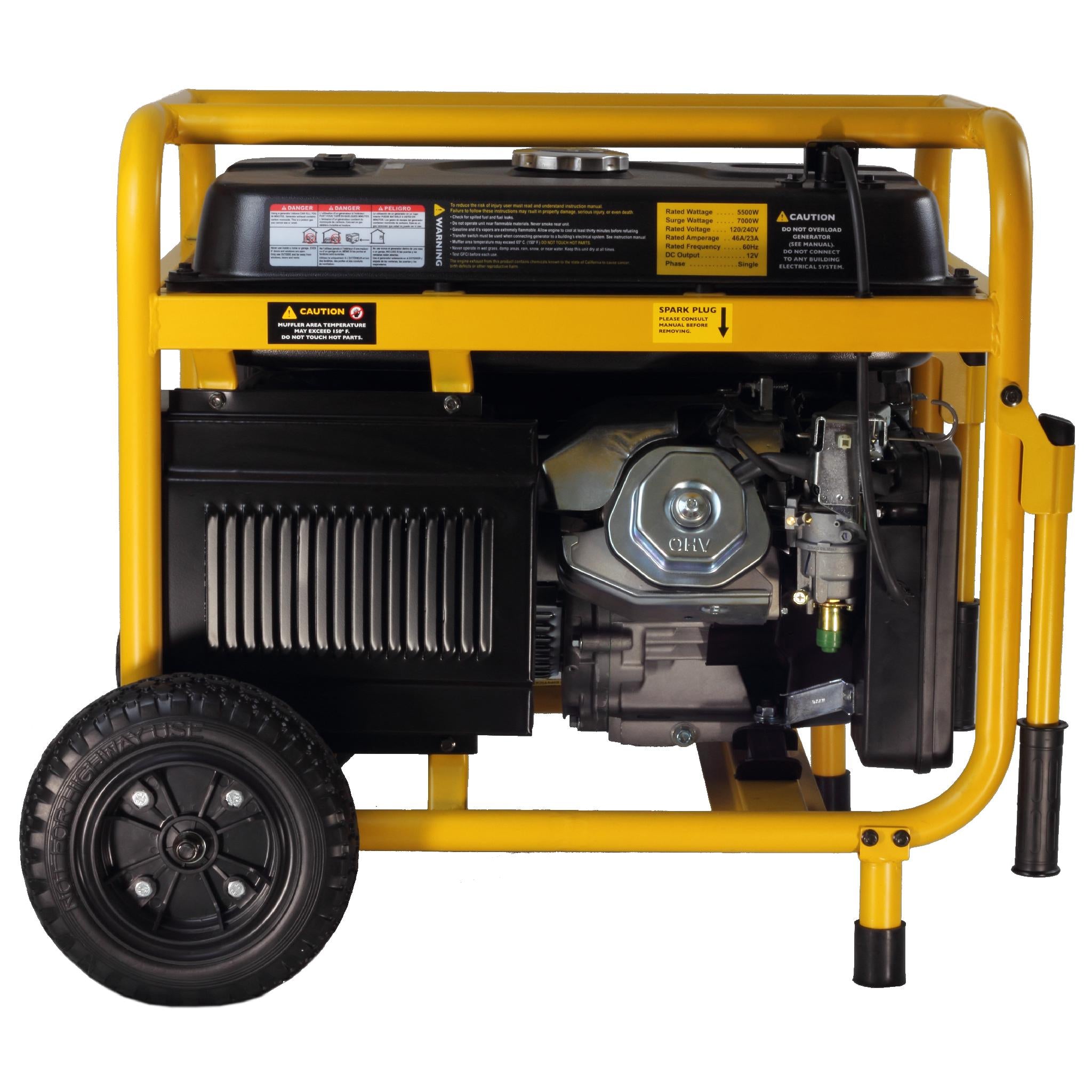 WEN 56682 7000 Watt Portable Electric Start Generator - Power Backup for Home, Camping & Emergency Use