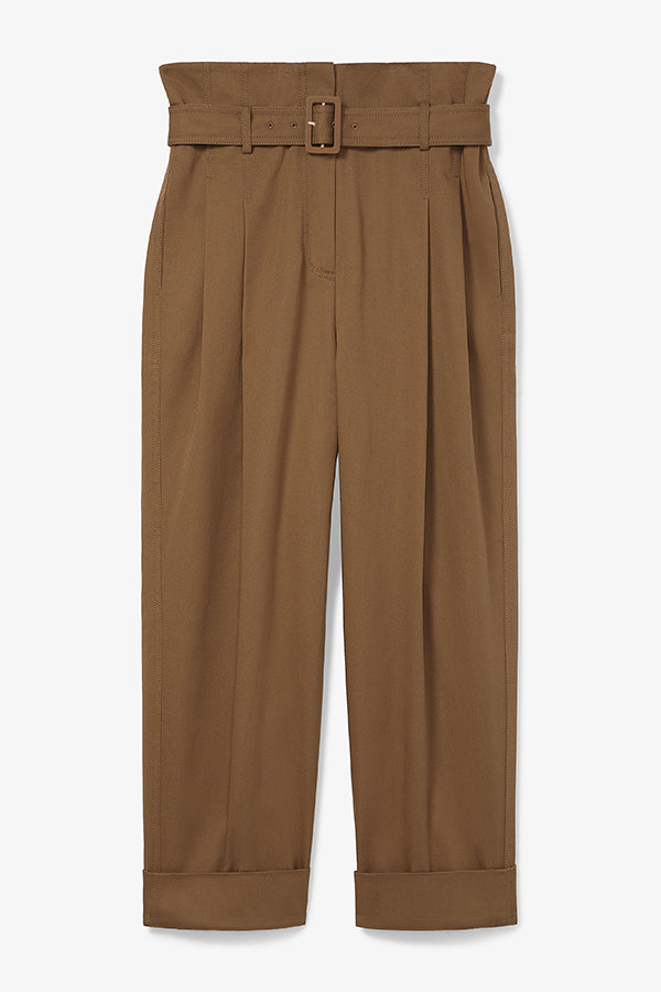 Talulah Eco Chino Pants in Sepia - Sustainable Women's Casual Trousers for Work & Everyday Wear