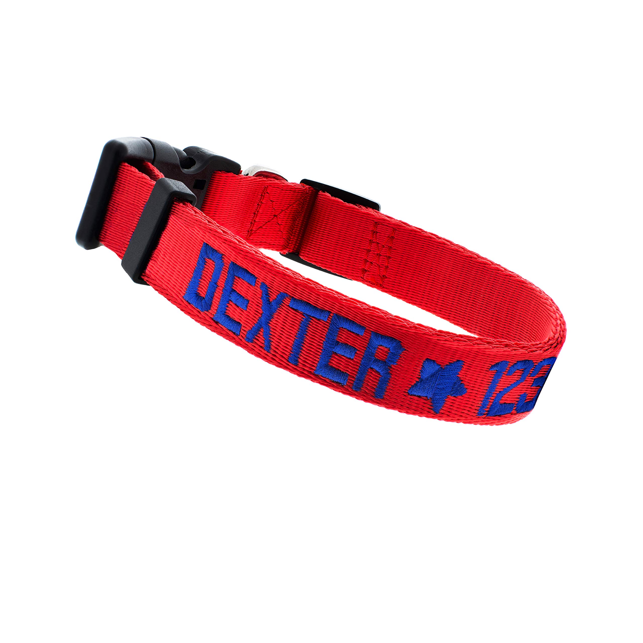 Custom Embroidered Dog Collars with Personalized Text & Phone Number - 3 Adjustable Sizes, 8 Color Options | Secure Pet ID Collar for Puppies, Small & Large Dogs | Perfect for Daily Walks, Training & Pet Safety