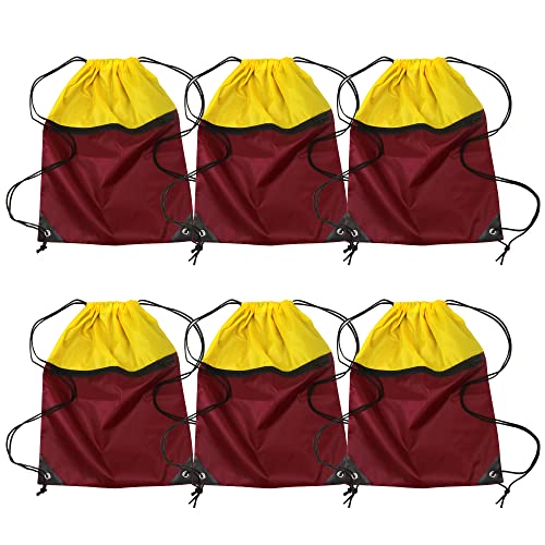 Maroon/Yellow