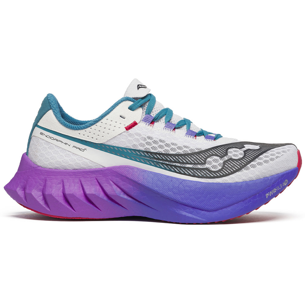 Saucony Endorphin Pro 4 Running Shoes for Men - Lightweight Carbon Fiber Racing Sneakers for Marathon & Road Running - High-Performance Cushioned Athletic Shoes for Training & Competition
