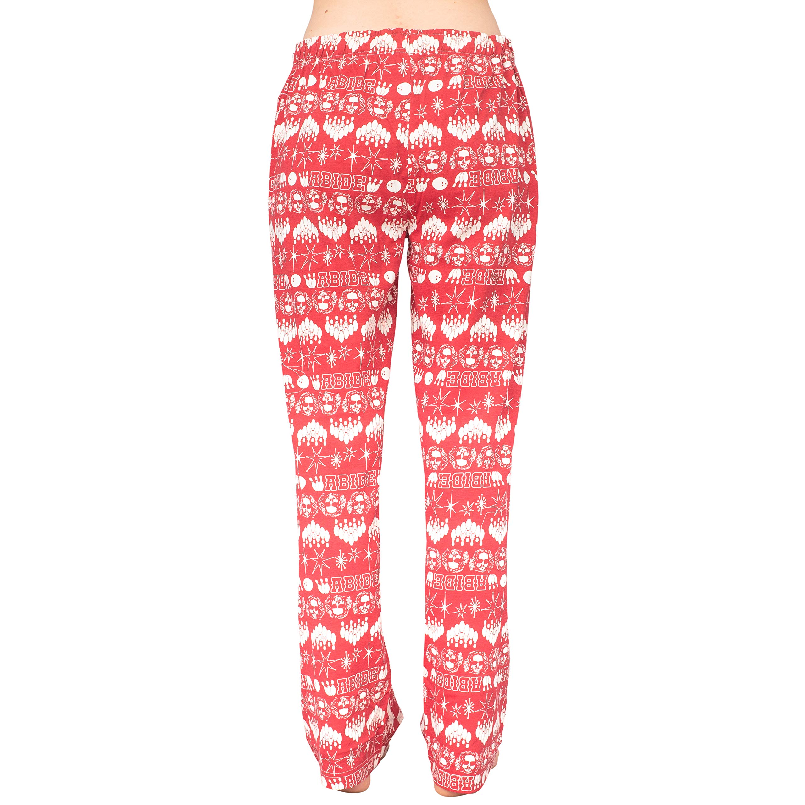 The Big Lebowski Bowling Pins Lounge Pants - Soft Red Sleepwear for Men & Women | Perfect for Movie Nights, Bowling Parties & Casual Loungewear