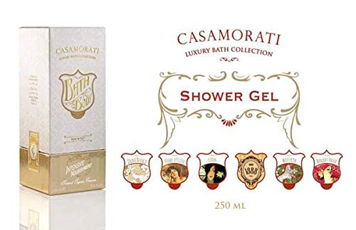 Xerjoff Casamorati Lira Luxury Shower Gel for Women & Men - 8.4oz Italian Perfumed Body Wash with Vanilla & Citrus Notes - Perfect for Daily Use, Spa Days & Gift Giving