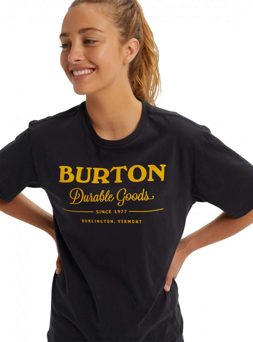Burton Durable Men's Short Sleeve T-Shirt 2023 - Comfortable Casual Tee for Outdoor Activities, Travel & Everyday Wear