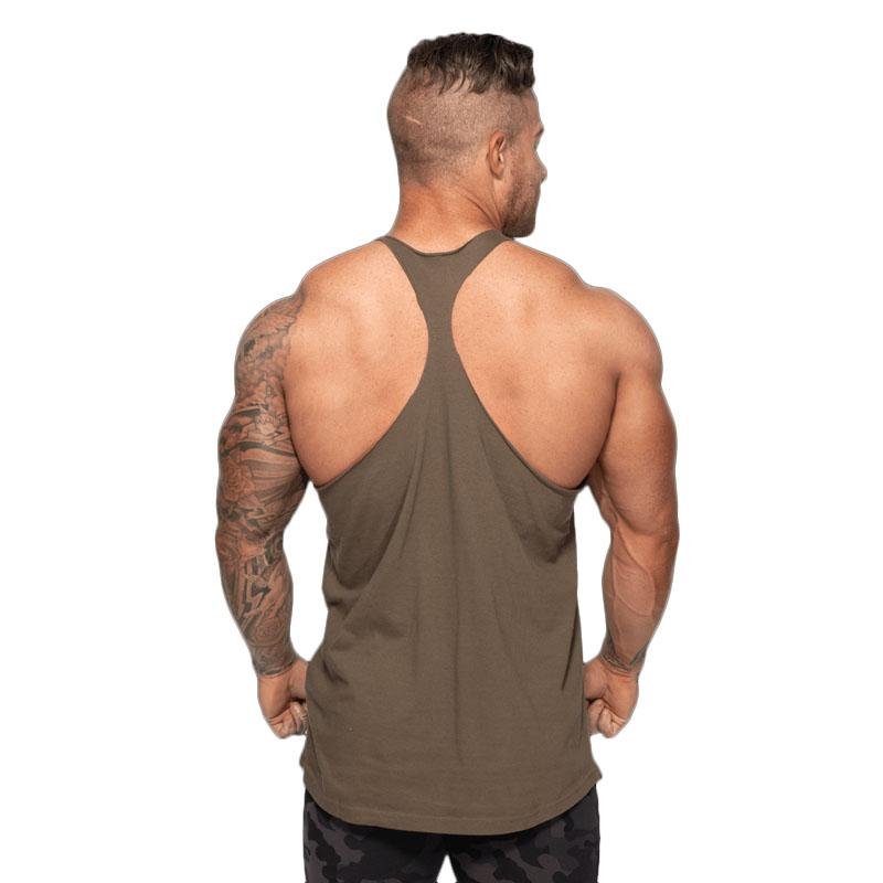 Better Bodies Team BB Stringer V2 - Premium Washed Green Workout Tank Top for Men | Gym, Running & Athletic Performance Apparel
