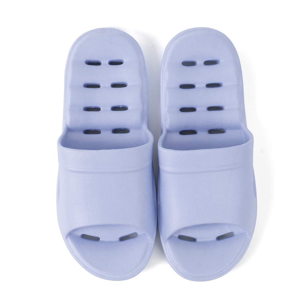 Luffymomo Women's Non-Slip Shower Sandals with Drainage Holes - Comfortable Bathroom Slippers for Spa, Pool & Home Use