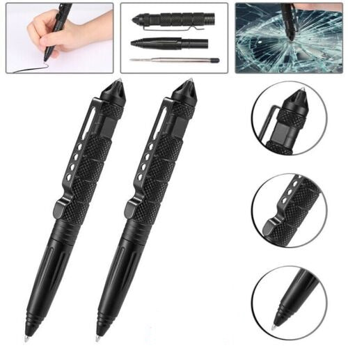 Military Grade Tactical Pen - Self Defense EDC Writing Tool with Glass Breaker & Stylus - Perfect for Outdoor Survival, Emergency Situations & Everyday Carry