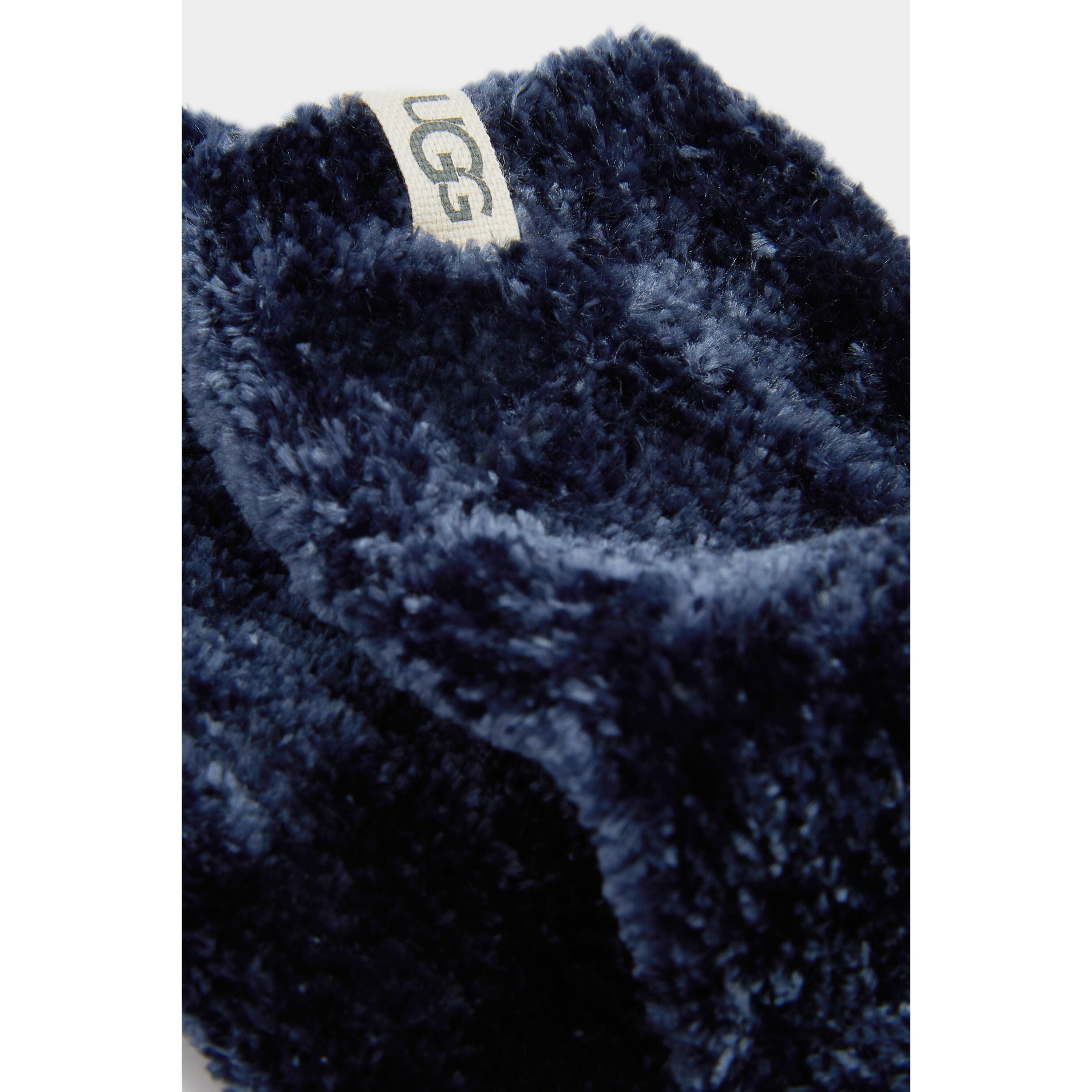UGG Women's Leda Cozy Sock in Navy - Soft Fleece-Lined Winter Socks for Women - Perfect for Cold Weather, Lounging at Home & Outdoor Activities