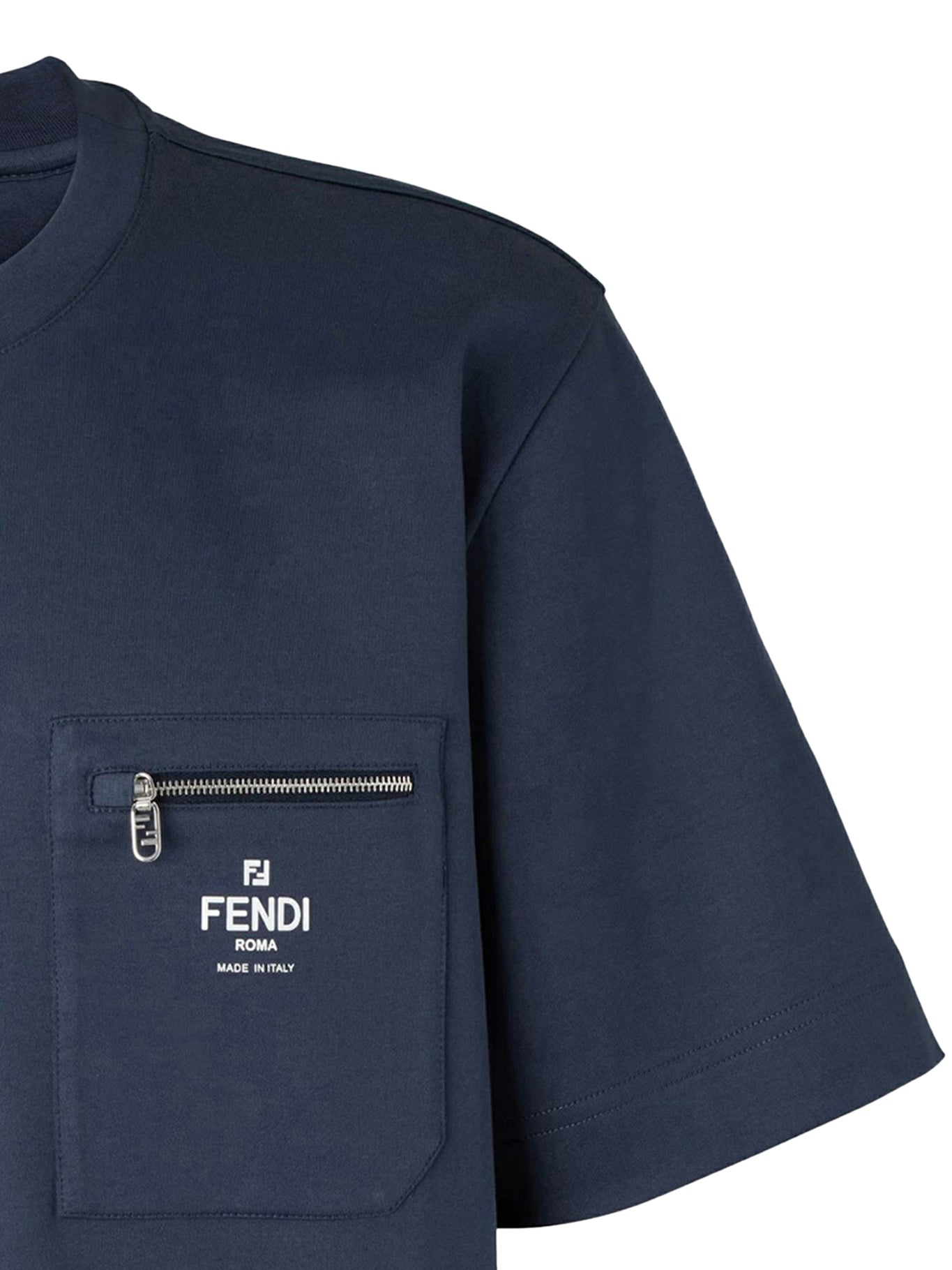 FENDI Roma Cotton T-Shirt for Men & Women | Premium Soft Comfortable Casual Tee | Perfect for Everyday Wear, Outings & Street Style Fashion