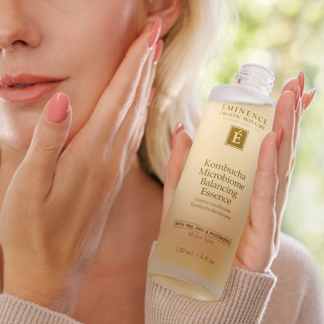 Eminence Organics Kombucha Microbiome Balancing Essence | Organic Facial Serum for Glowing Skin | Perfect for Daily Skincare Routine & Sensitive Skin Care