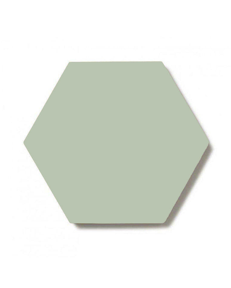 Premium Hexagon 15x15cm Pistachio Green Granite Tile by Winckelmans - Durable Flooring & Wall Cladding for Kitchen Backsplash, Bathroom, and Outdoor Patio