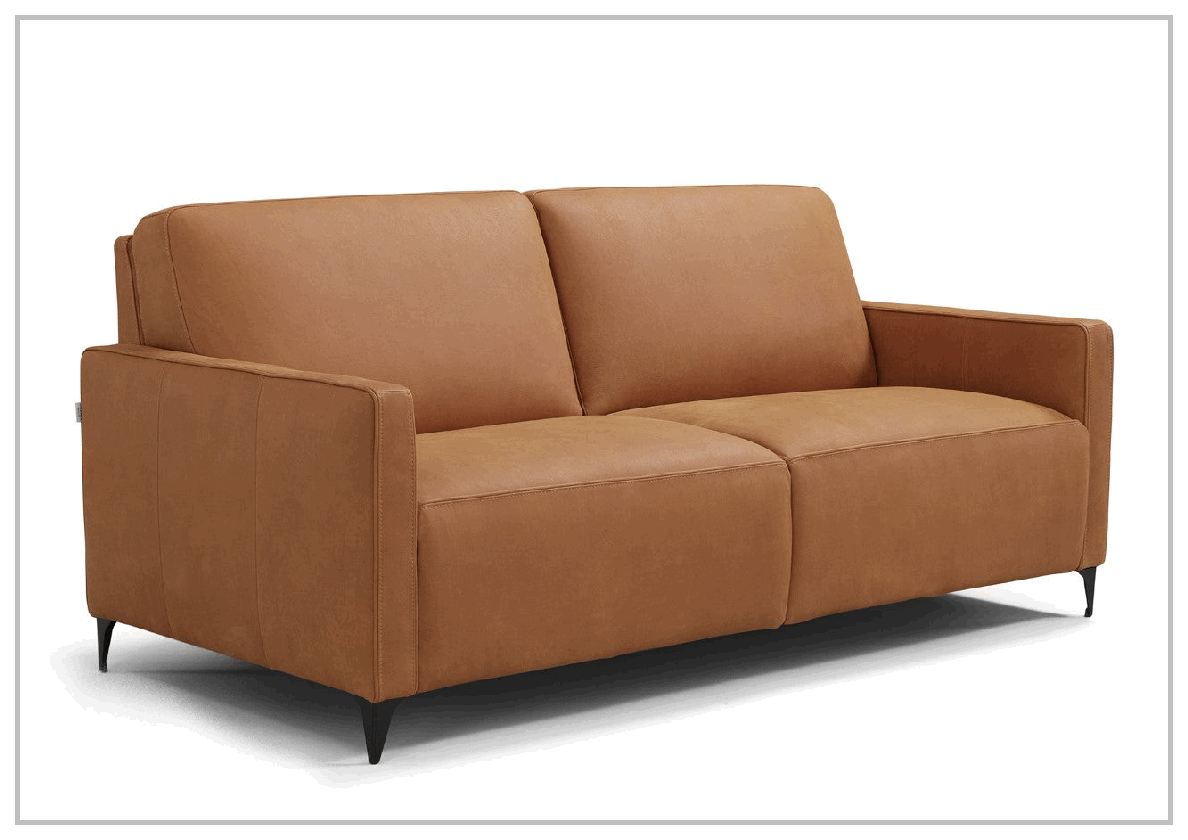 Kathy Ireland Wigan Luxury Gray Italian Leather Queen Sleeper Sofa Bed - Convertible Sleeper Sofa for Living Room, Guest Room & Small Spaces