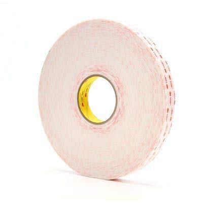 3M VHB 4930 Double-Sided Acrylic Foam Tape - 1 Roll, 2 in x 36 yd, White, 25.0 mil Thickness - Heavy Duty Mounting Tape for Signs, Nameplates, Trim & Automotive Parts - Indoor/Outdoor Use