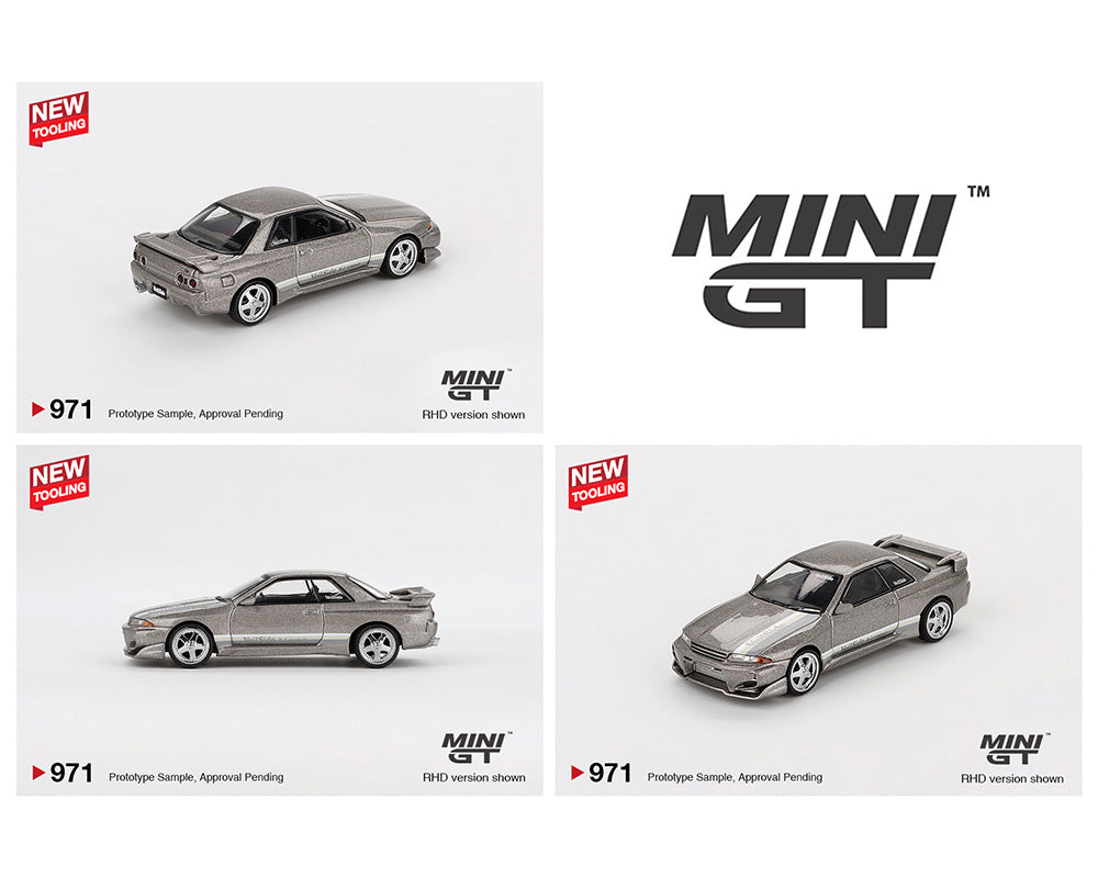 PREORDER MINI GT 1:64 Nissan Skyline GT-R R32 Veilside Combat Grey Diecast Model Car - Perfect for Collectors, Display & Racing Enthusiasts