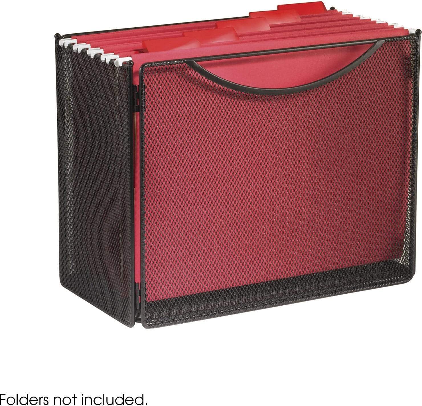 Safco Onyx Mesh Desktop File Box, 6 Drawers (Pack of 6) - 2169 - Perfect for Office Organization, Document Storage & Workspace Decluttering