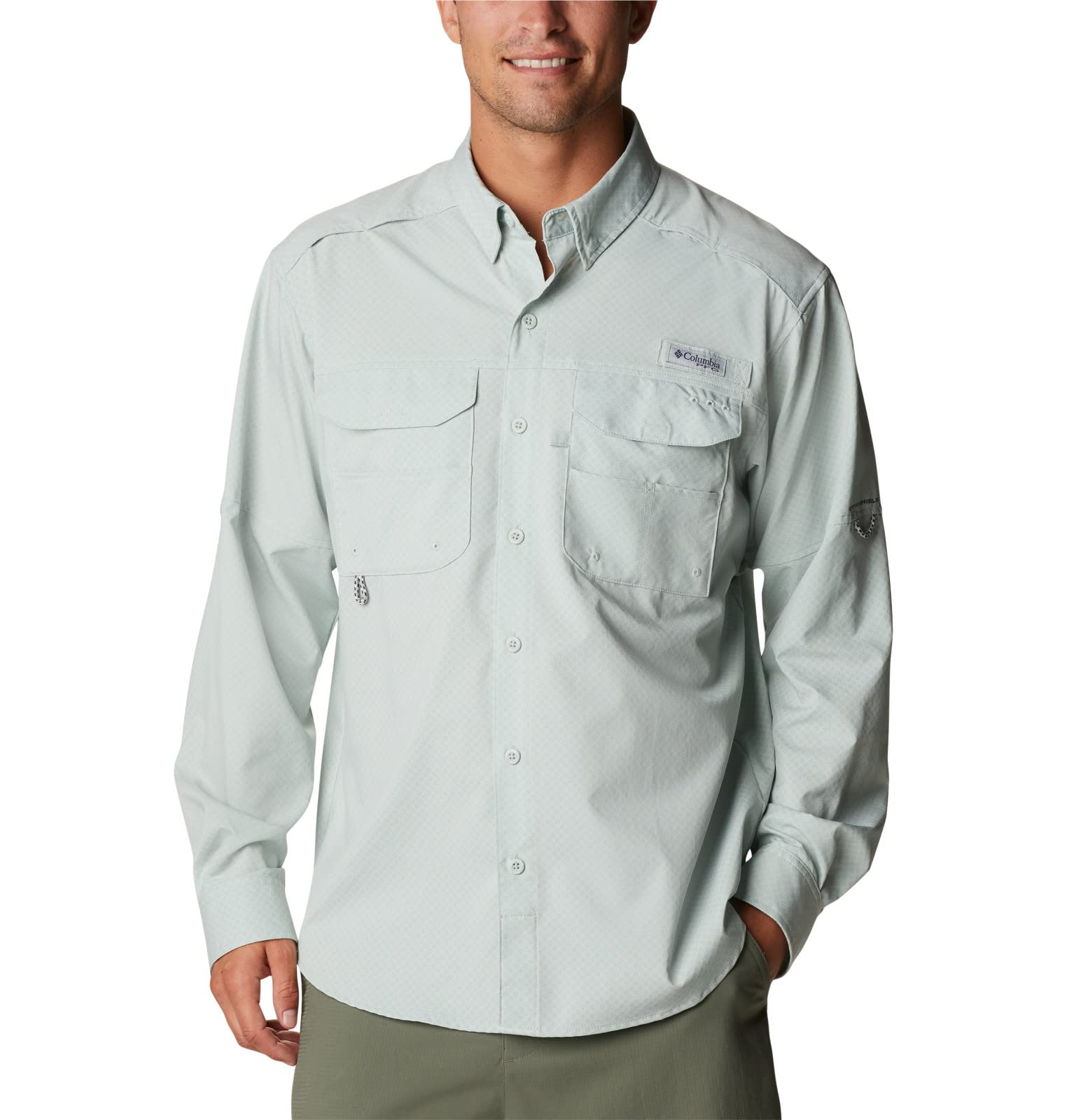 Columbia Men's Blood & Guts Zero Long Sleeve Woven Shirt - Lightweight Outdoor Hiking & Casual Wear for Men