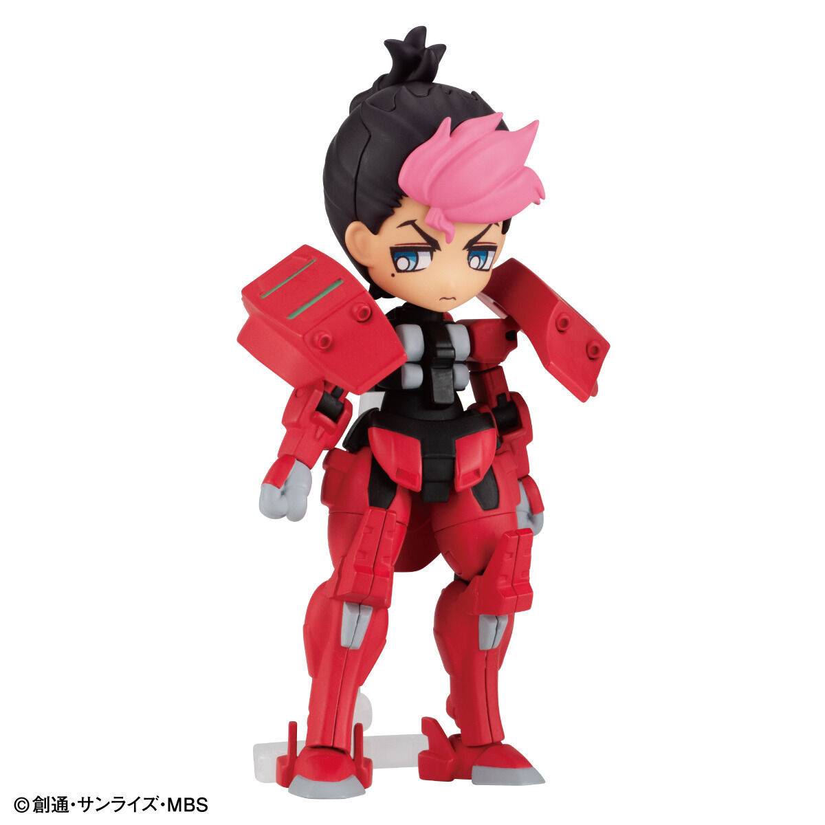 Bandai Shokugan Charamobi Mechagurumi Gundam The Witch From Mercury Guel Jeturk Action Figure - Collectible Anime Model Kit for Display & Gundam Fans