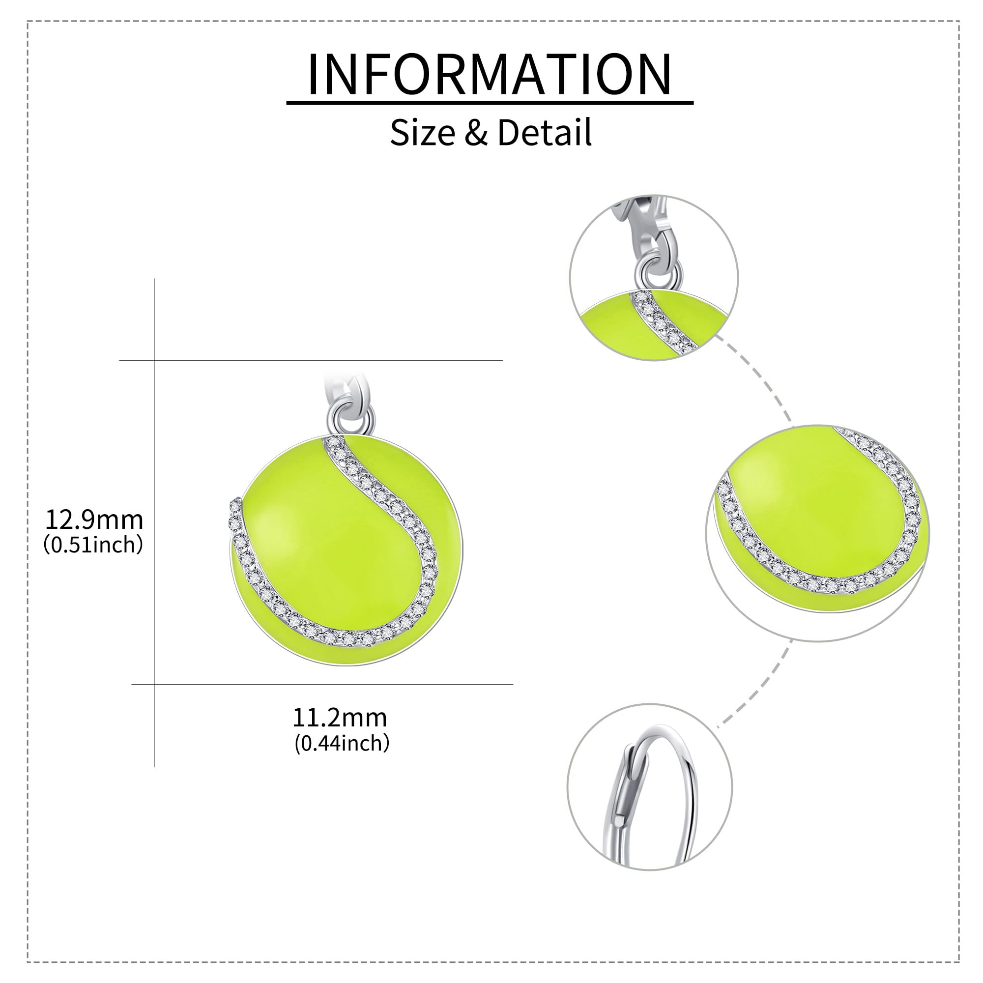 YFN Sports Jewelry 925 Sterling Silver Baseball, Softball, Basketball, Rugby, Football, Tennis, Volleyball Earrings for Women & Sports Fans - Perfect Gift for Athletes & Game Day Outfits