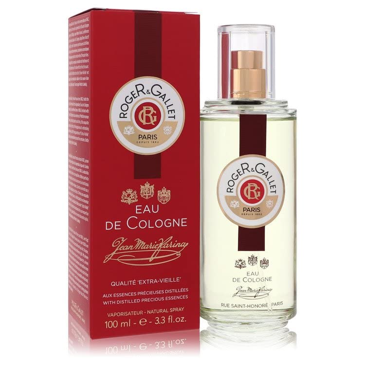Jean Marie Farina Extra Vielle Cologne for Men & Women - 3.3 oz Eau de Cologne Spray | Unisex Fragrance for Romantic Dates, Special Occasions & Daily Wear | Fresh Citrus Scent to Cherish Every Moment