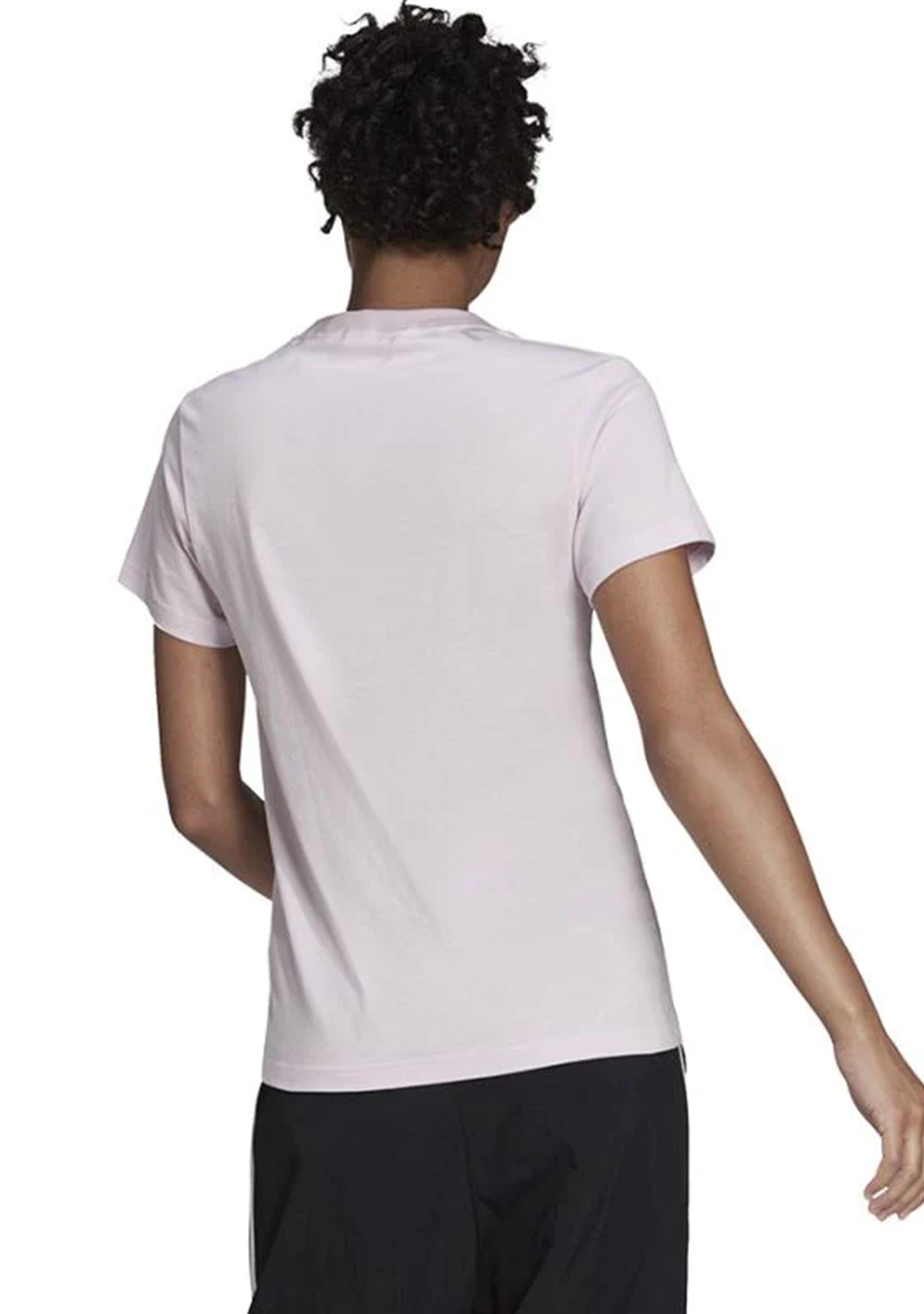 Adidas Women's Essentials Logo T-Shirt - Soft Cotton Casual Tee for Everyday Wear, Gym, and Lounge