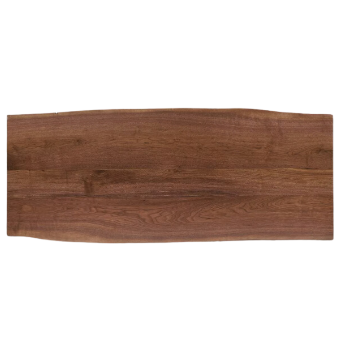 Premium Black Walnut Solid Wood Natural Edge Dining Table – Handcrafted Large Board for Rustic & Modern Home Decor – Perfect for Family Gatherings & Dinner Parties