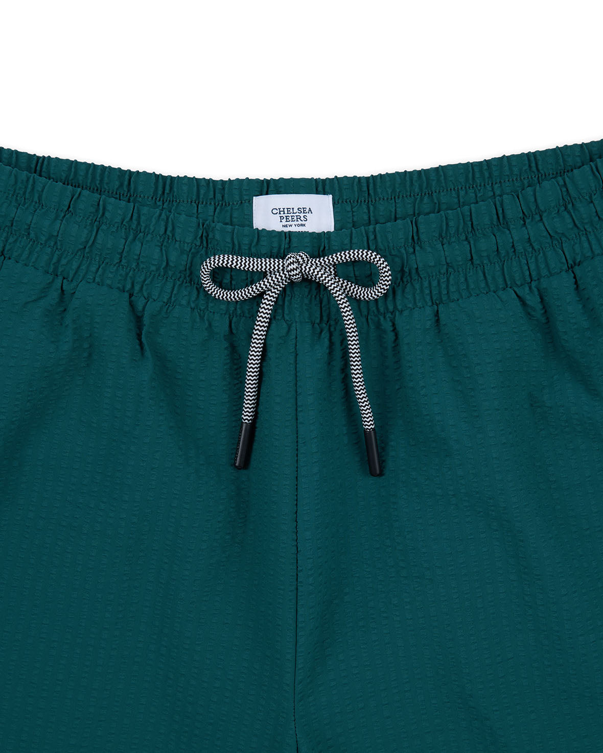Men's Quick-Dry Textured Swim Shorts - Teal Blue for Beach, Pool & Summer Vacation | Comfortable & Stylish Swimwear