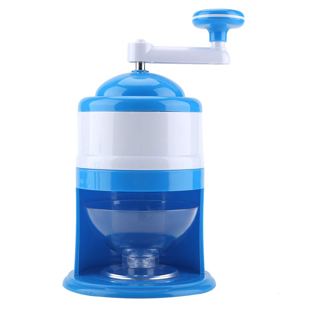 Portable Hand Crank Manual Ice Crusher - Snow Cone Maker Machine for Home & Kitchen | Perfect for Summer Parties, Kids Treats & DIY Frozen Desserts