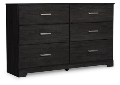 Belachime Dresser - 6 Drawer Wooden Chest of Drawers for Bedroom, Modern Storage Organizer with Smooth Gliding Drawers - Perfect for Clothes, Accessories & Home Organization