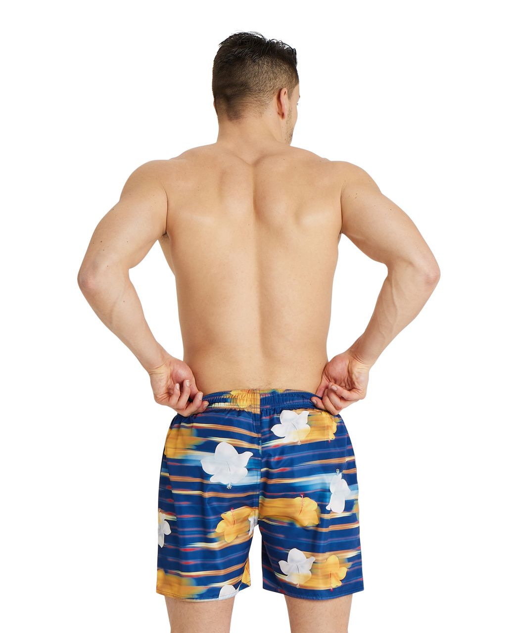 Men's Beach Boxer Allover Swim Shorts - Quick Dry, Comfortable & Stylish for Swimming, Surfing & Summer Vacations