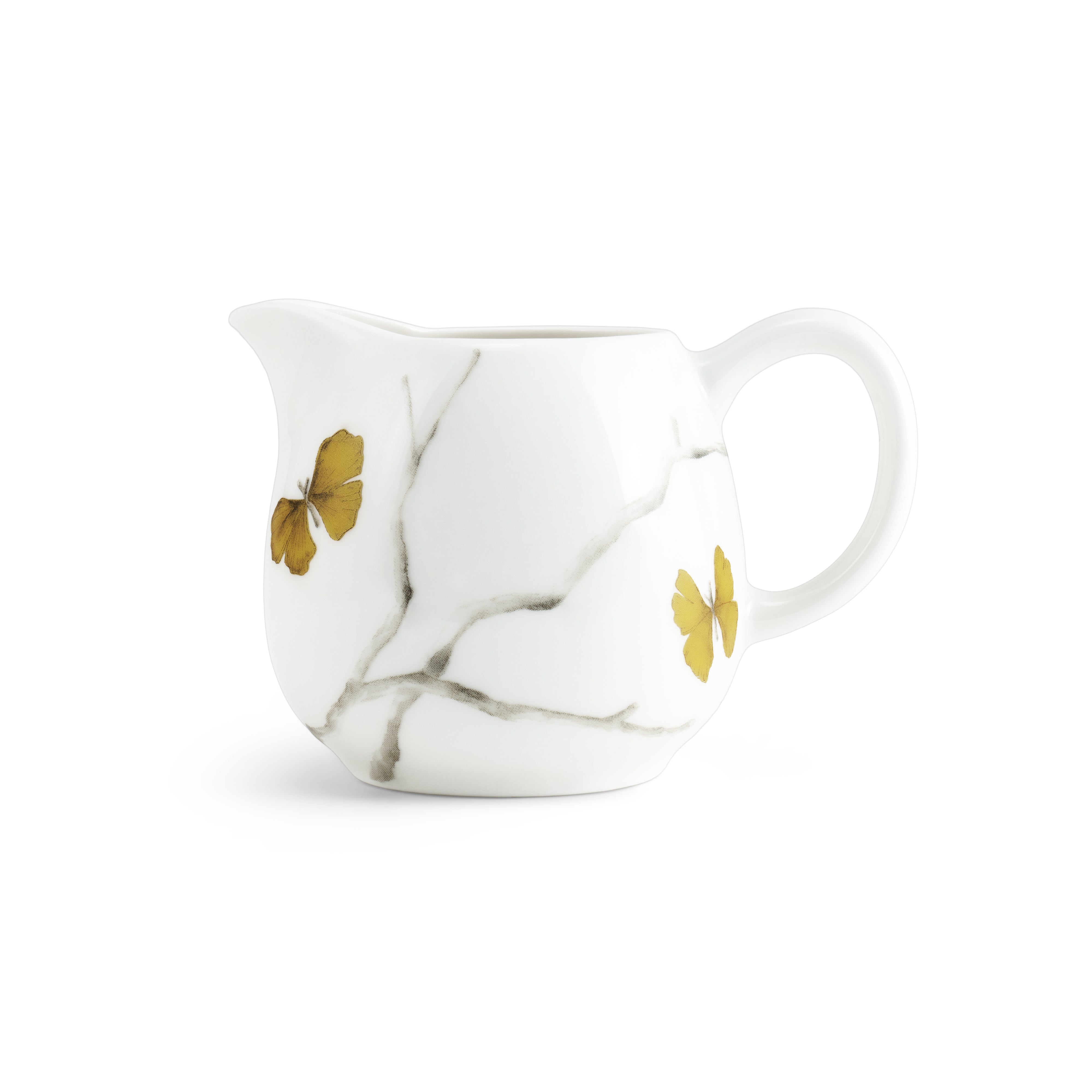 Elegant Butterfly Ginkgo Porcelain Tea Set - 16-Piece Handcrafted Floral Tea Service for Afternoon Tea, Gift & Home Decor - Perfect for Tea Parties, Bridal Showers & Chinese Tea Ceremonies