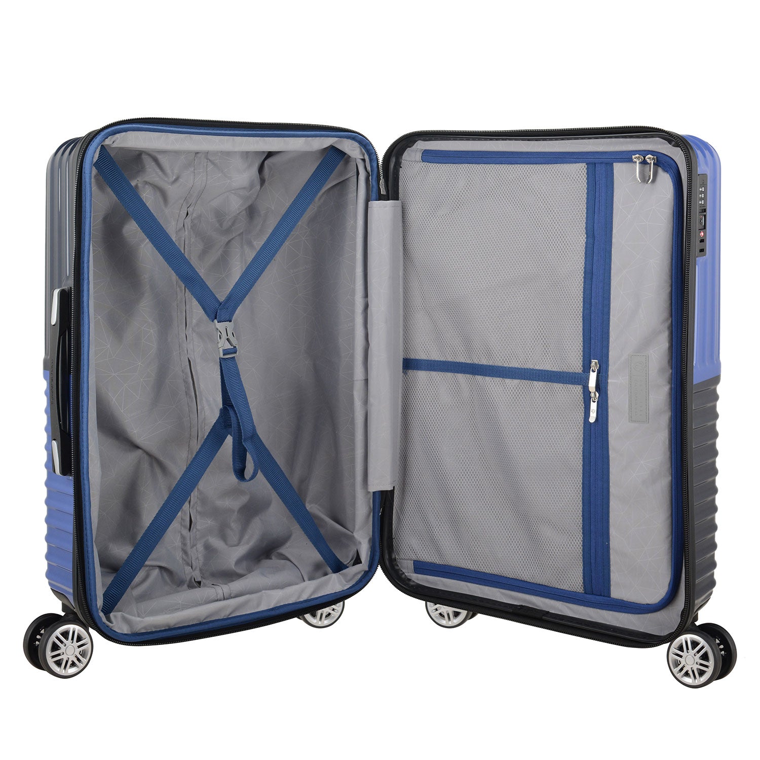Jericho 3 Piece Luggage Set - Lightweight Spinner Suitcase with TSA Lock for Travel, Business Trips & Vacations | Carry On, Medium & Large Checked Bags