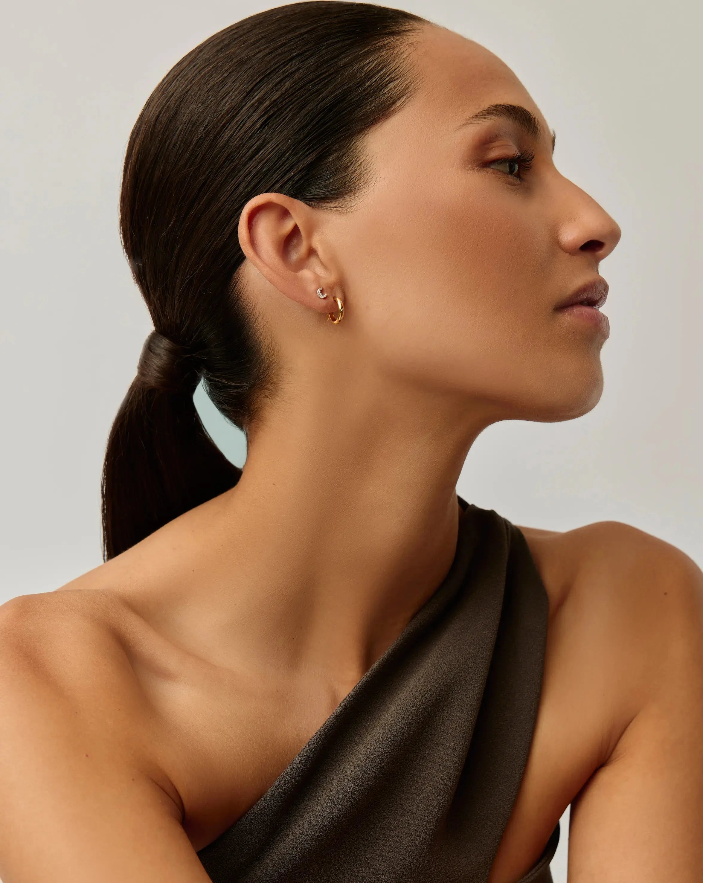Pave Star Moon Stud Earrings - Sparkling Silver-Tone Dainty Earrings for Women | Perfect for Date Night, Parties & Everyday Wear