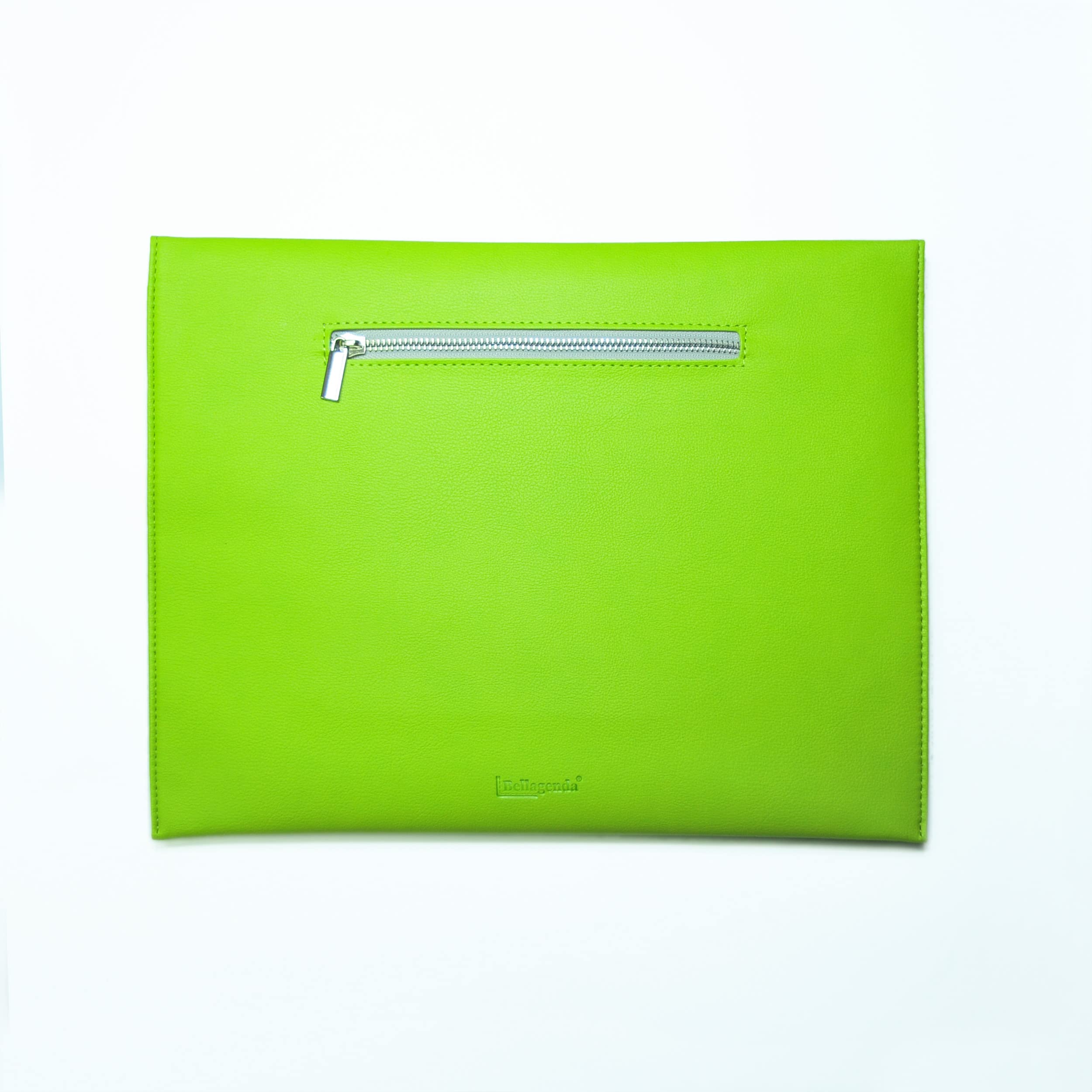 Premium 14-inch Laptop Sleeve for MacBook, Chromebook & Inspiron 5 - Shockproof Case with Pen Holder & Pocket - Perfect Birthday Gift for Women & New Job Gifts (Lime Green) - Ideal for Work, Travel & School Protection
