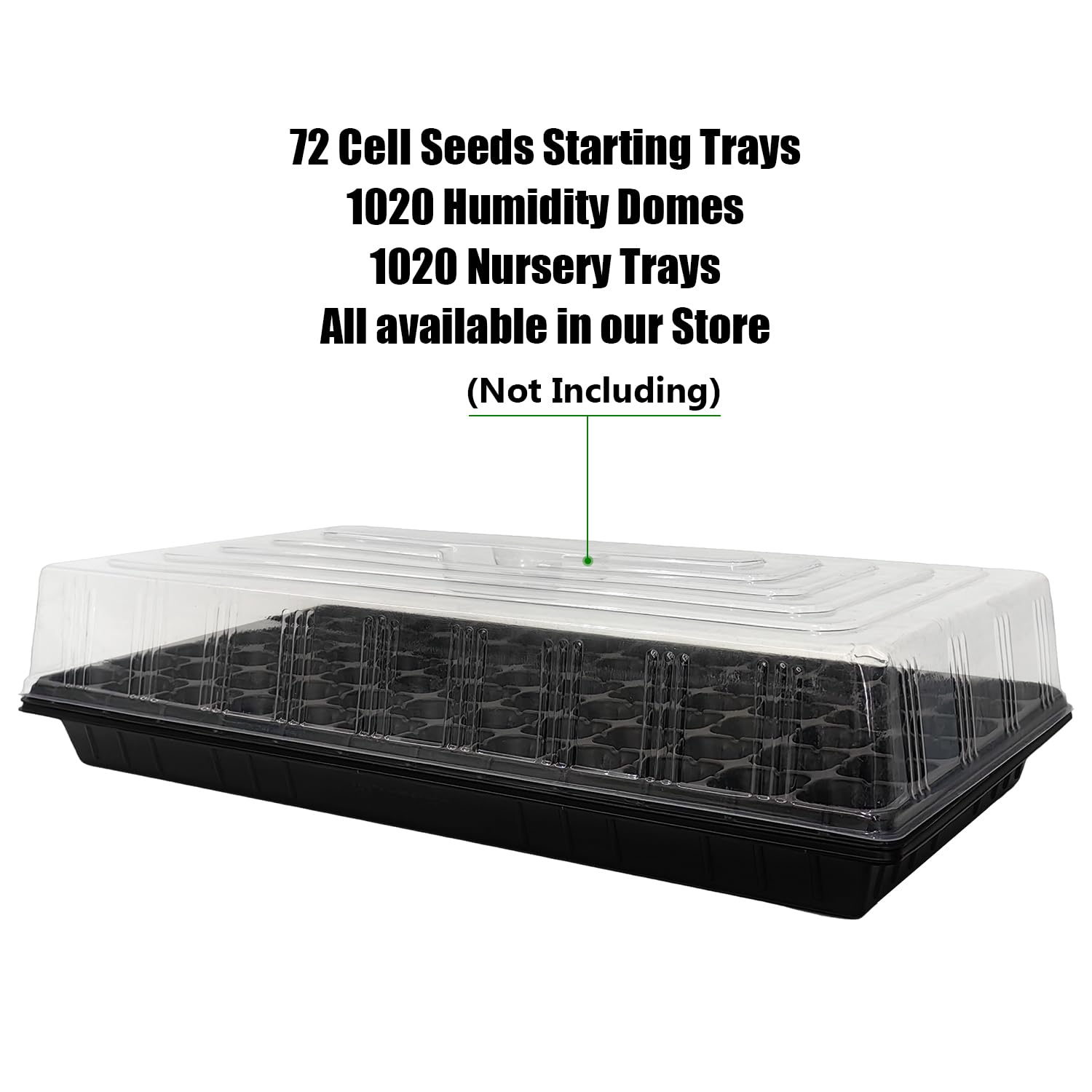 72 Cell Seed Starter Trays - Heavy Duty 21