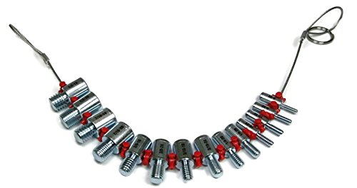 Precision Thread Gauge Set - Inch & Metric Sizes for Nuts, Bolts & Screws - Measuring & Identification Tool for DIY, Automotive & Industrial Use