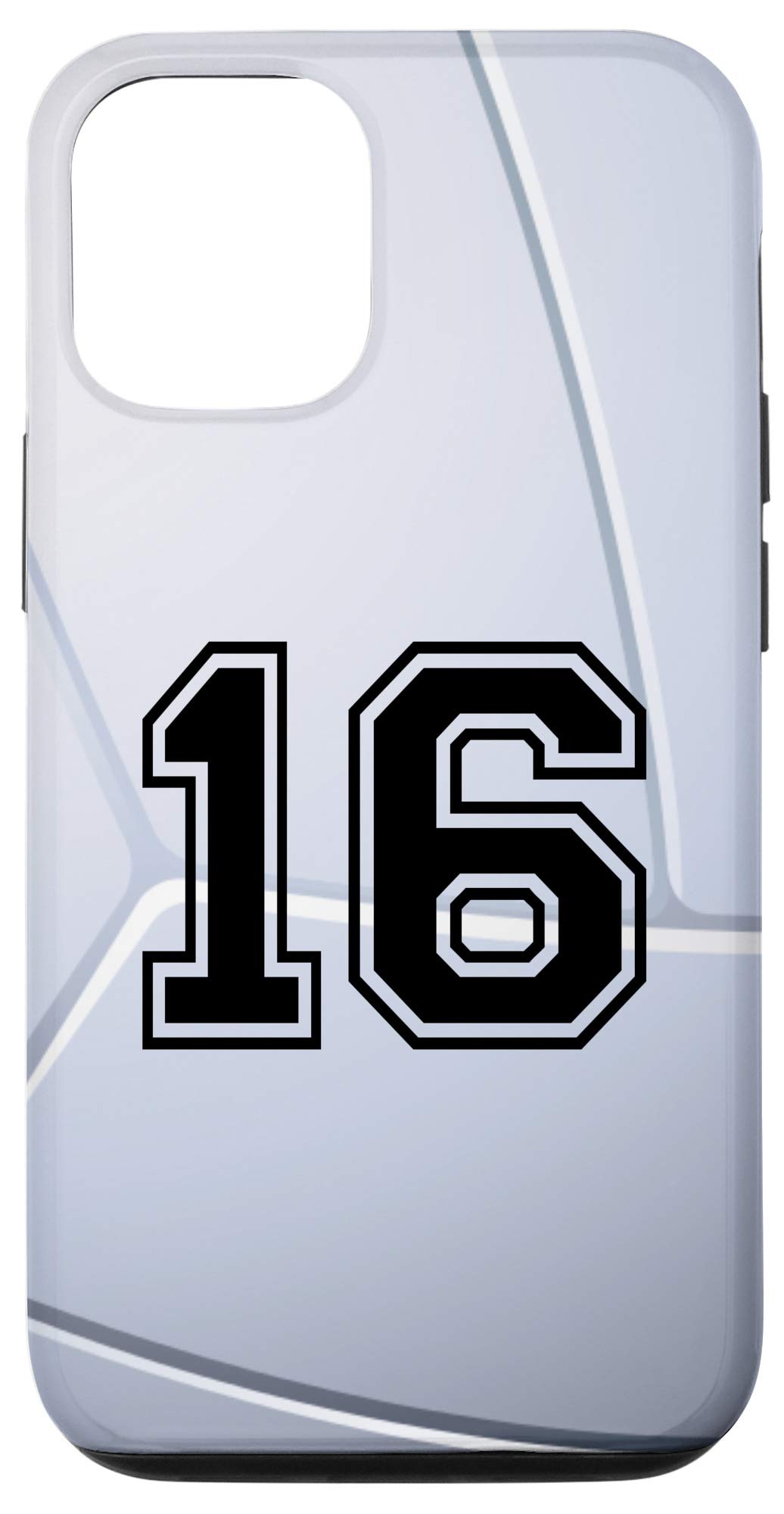 iPhone 12/12 Pro Volleyball Jersey Number 16 Case - Durable Protective Phone Cover for Sports Fans & Players - Perfect for Volleyball Games, Training & Team Spirit