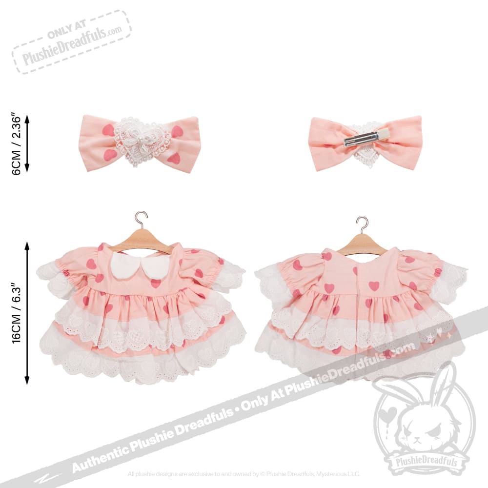 Adorable Pink Polka Dot Ruffle Dress Outfit for Baby Girls - Soft Plush Dress for Photoshoots, Birthday Parties & Special Occasions