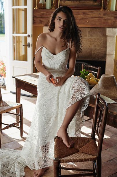 BHLDN Rish Anna Gown - Elegant Wedding Dress for Brides | Perfect for Beach, Garden & Formal Ceremonies