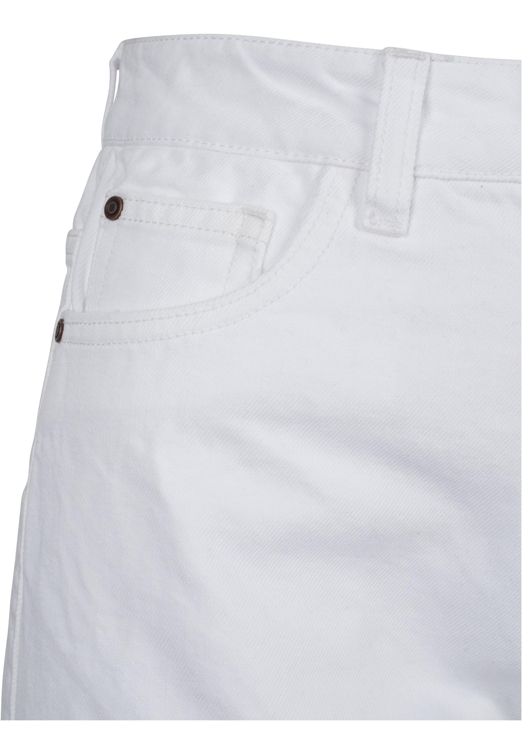 Women's High Waist Denim Shorts - White Size 29 | Stretch Comfort Fit Summer Hot Pants for Casual Outfits, Beach Wear & Street Style Fashion