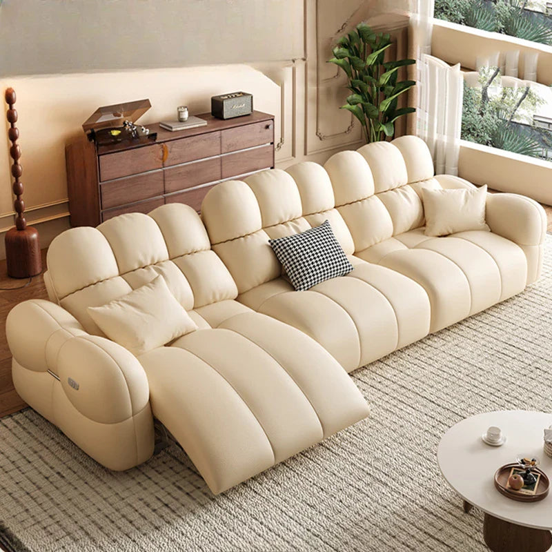 Cloud Lazy Puff Extendable Large Sofa - Ultra Comfortable Modern Luxury Sectional Couch for Living Room, Bedroom & Home Theater | Perfect for Relaxing, Lounging & Movie Nights