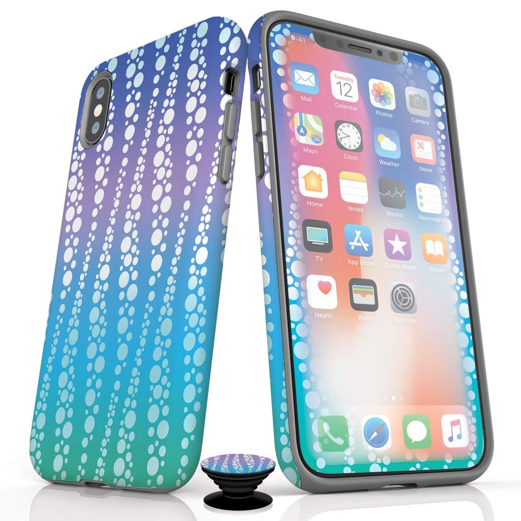 Mermaid Designer Phone Case for iPhone XR - Lightweight Dual Layer Drop Test Certified Case | Wireless Charging Compatible Glossy Cover | Perfect for Beach, Pool & Summer Outings