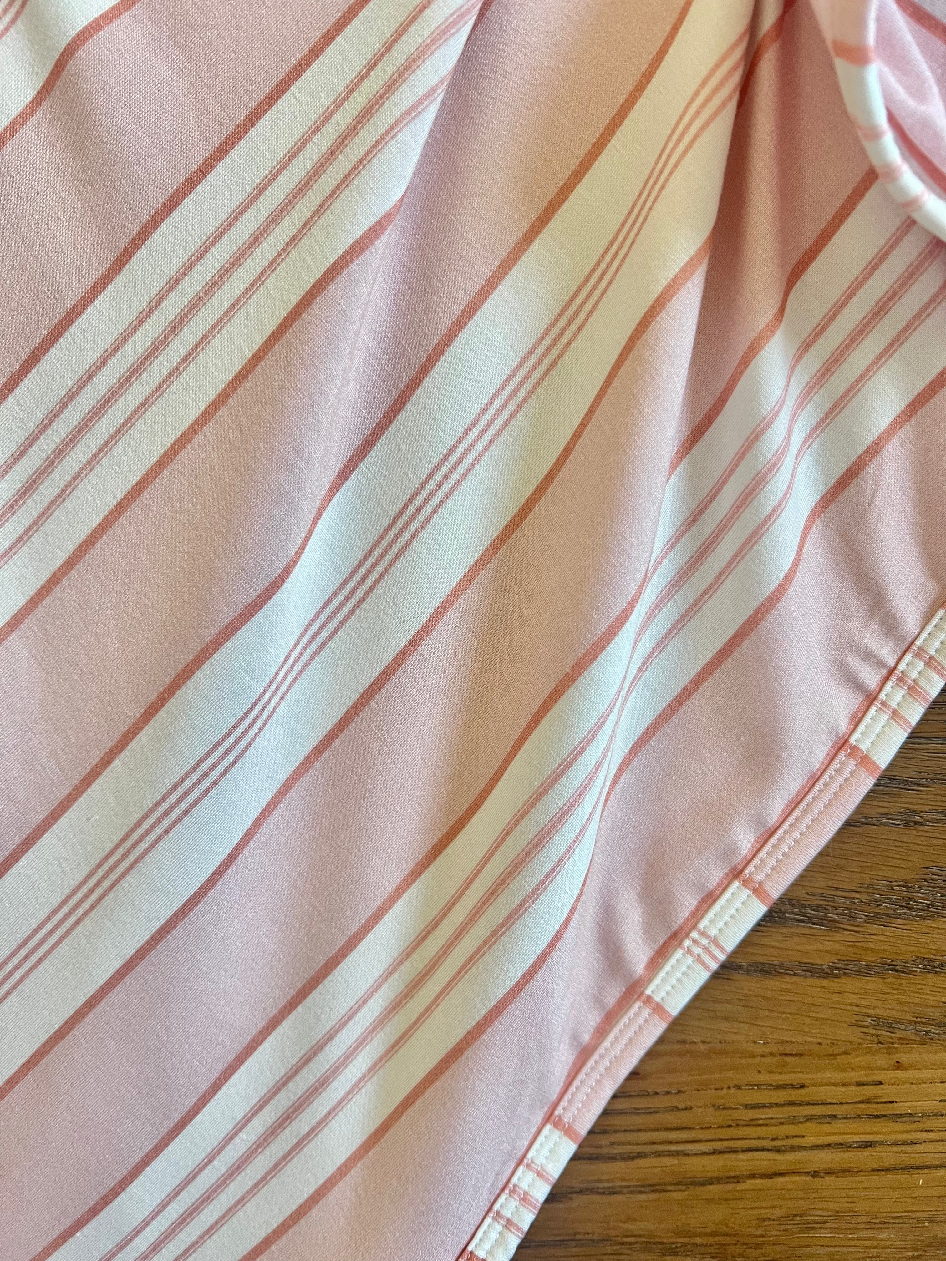 Stylish Pink and Mauve Striped Scarf - Soft & Lightweight Fashion Accessory for Women | Perfect for Fall, Winter, and Everyday Outfits