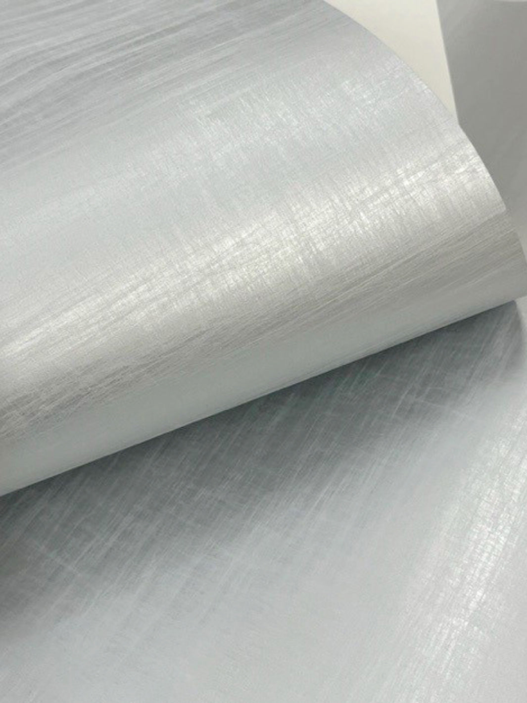 Matte Silver Metallic Wallpaper by Wallshoppe - Premium Self-Adhesive Peel & Stick Wallpaper for Bedroom, Living Room, and Office Decor